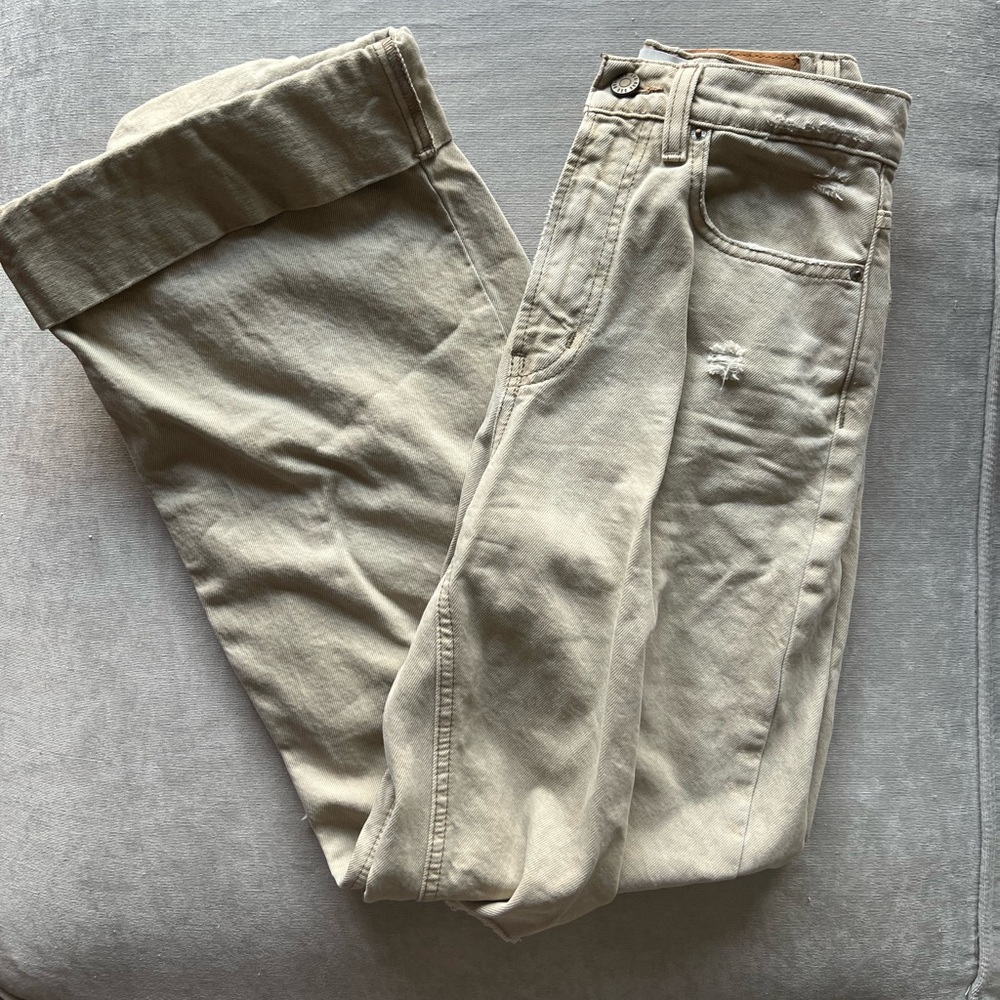 BDG Wide Leg Tan Pants